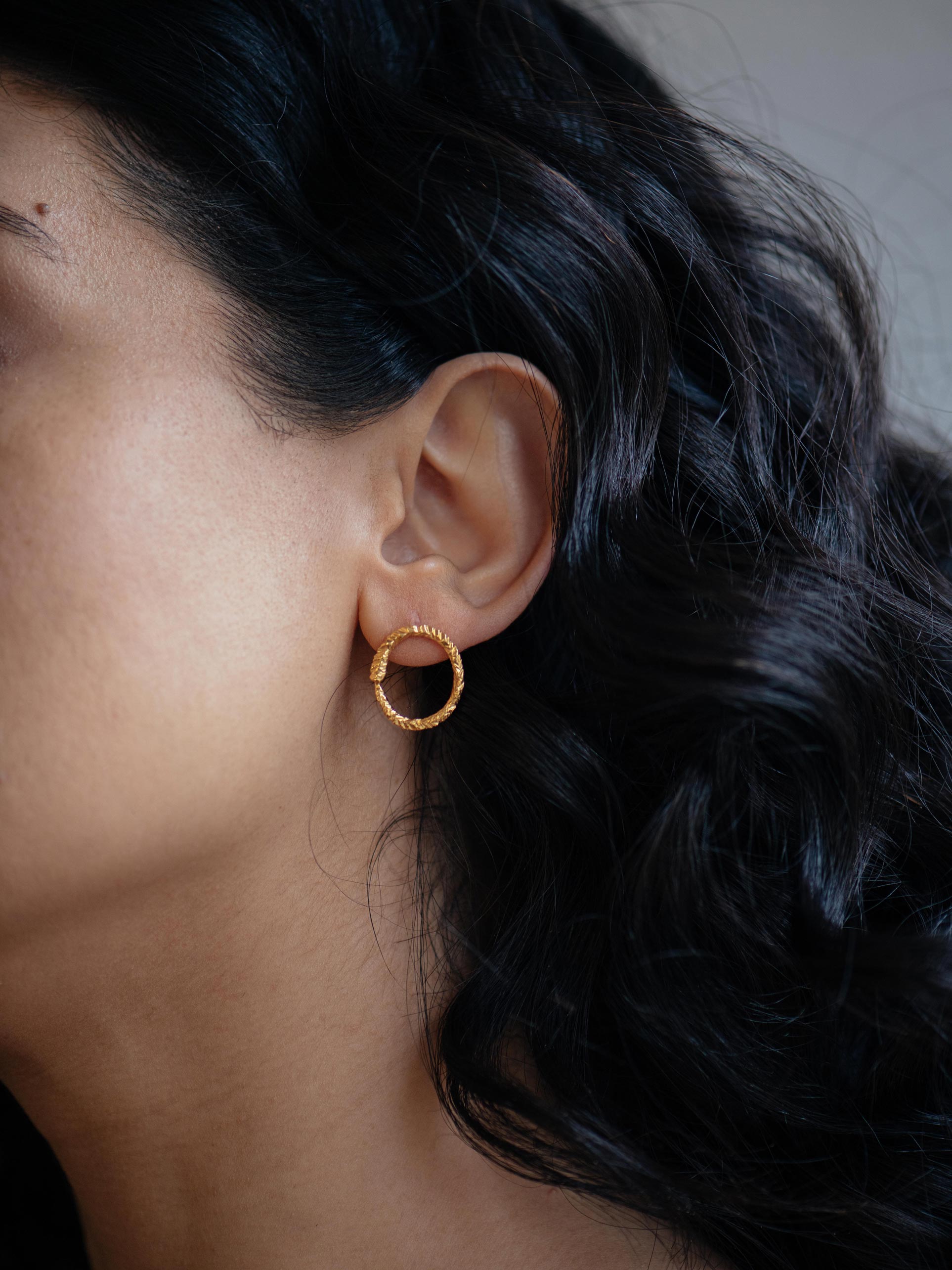 Comets oválné náušnice