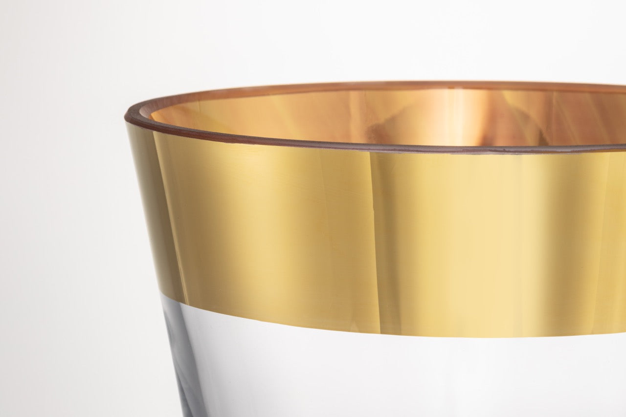 Love vase gold 27/42 cm