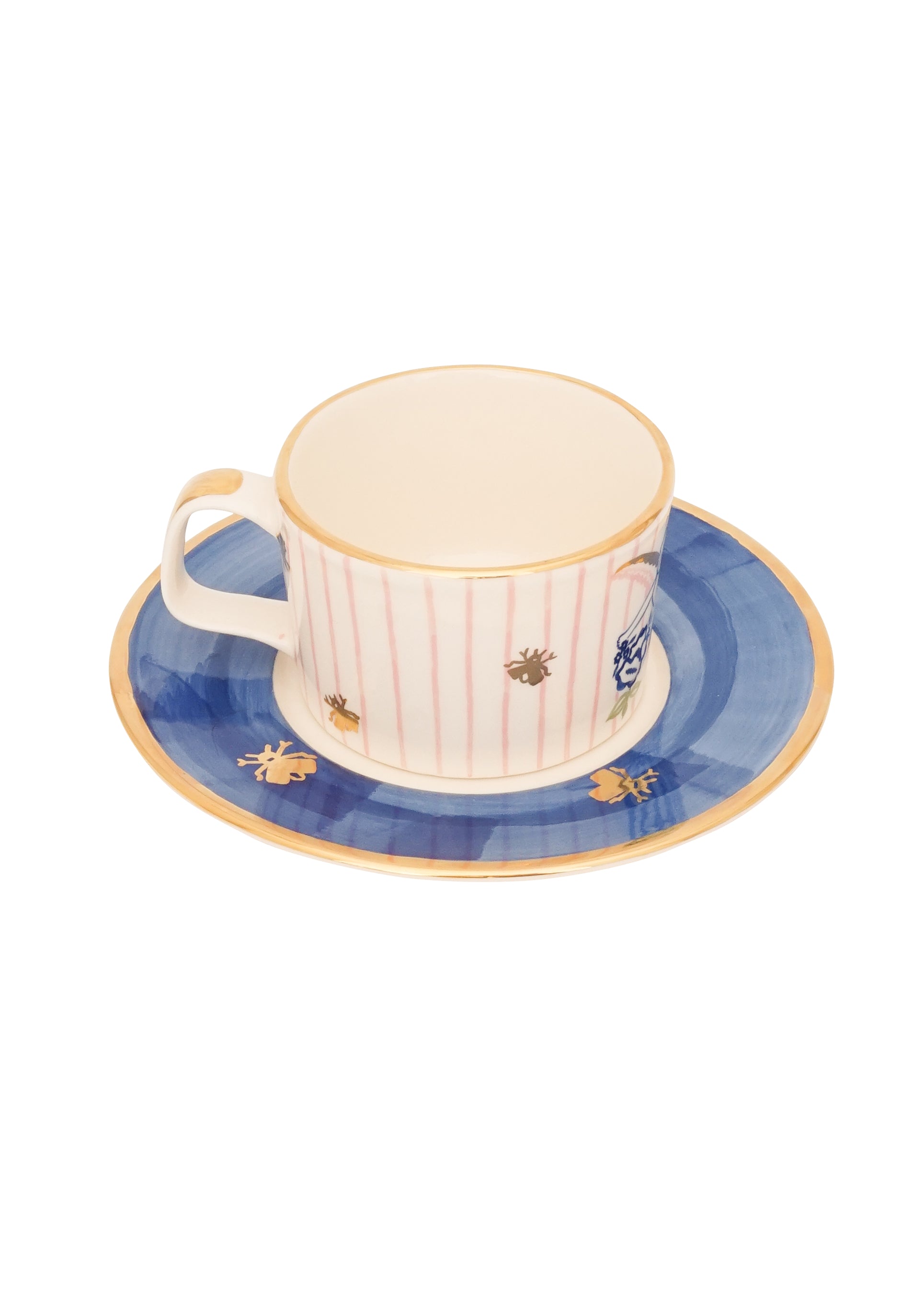 Spring angel cup with saucer set