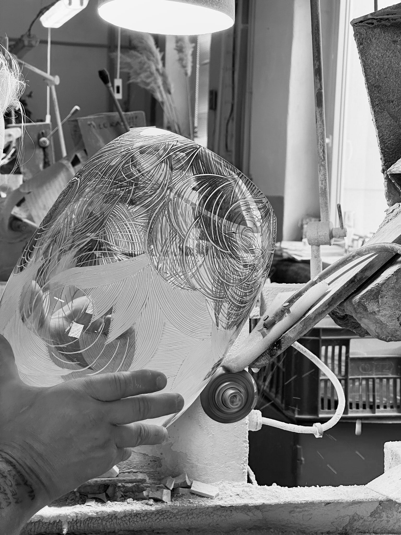 Eternal Flames vase 30 cm- pink