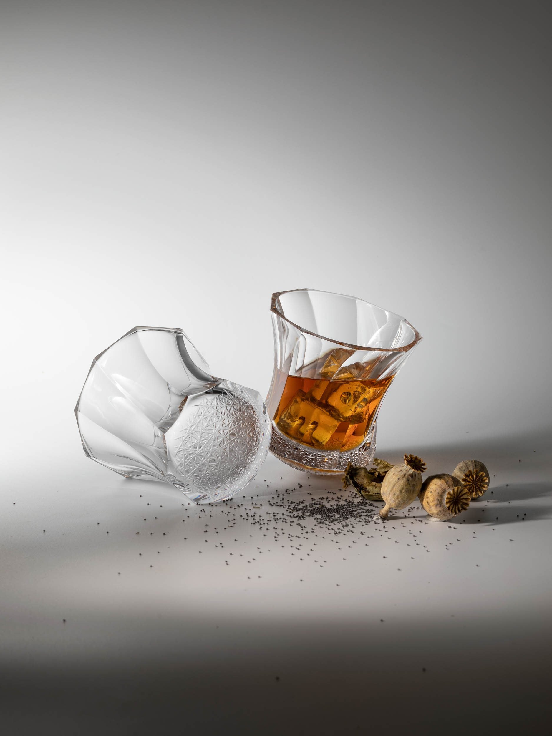 Tornado whiskey glass
