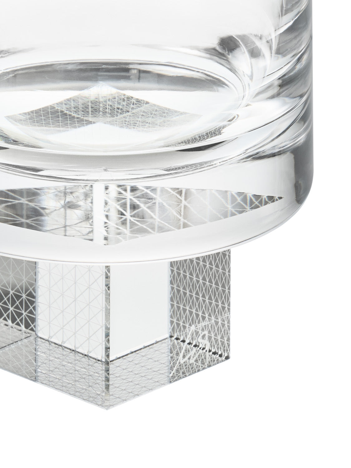 Clear Whiskey Cube glasses