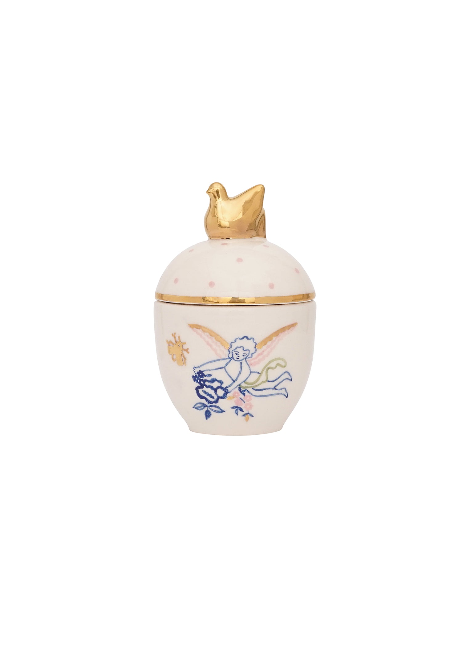 Angel Spring Sugar Bowl