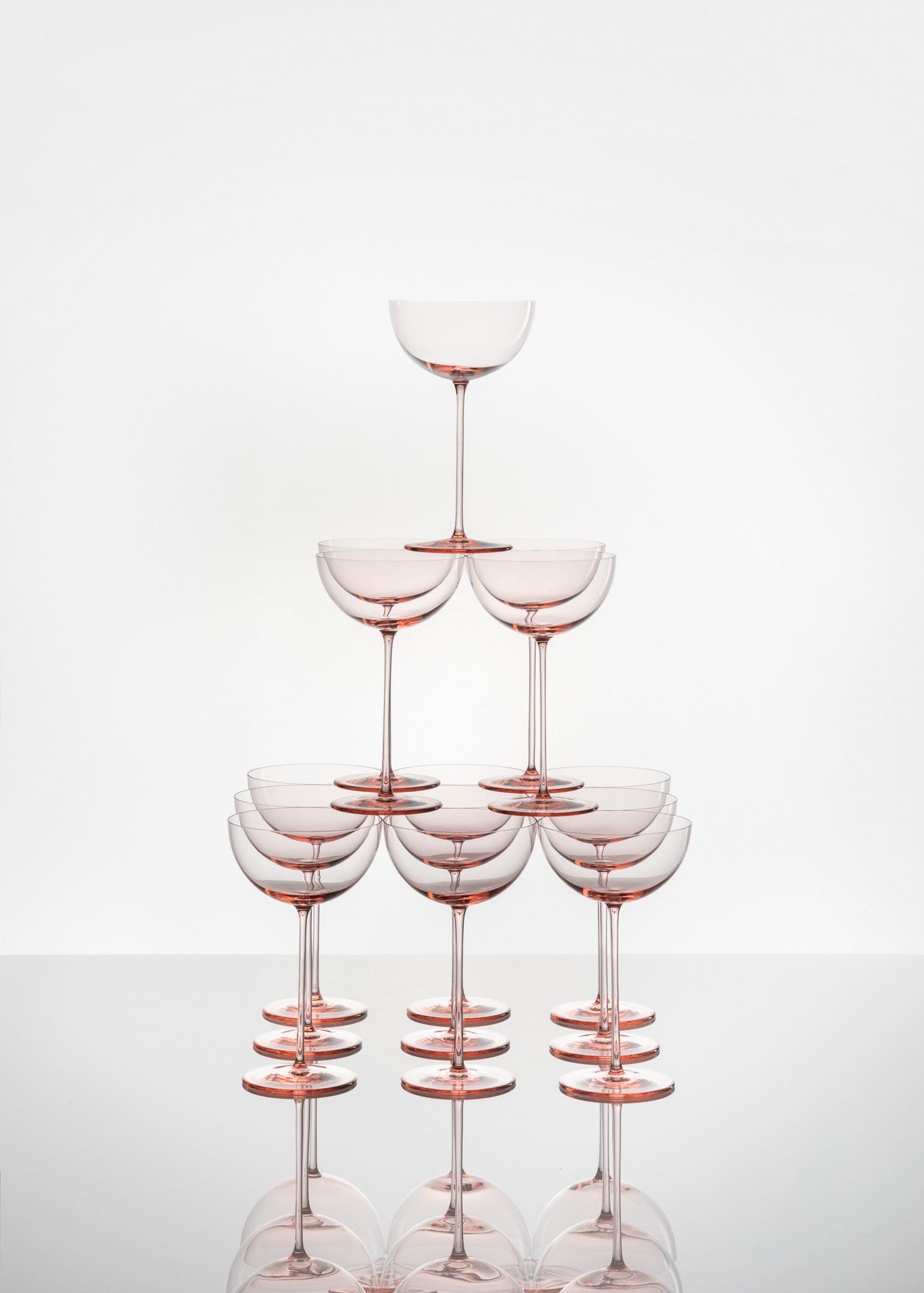 Bubbles champagne coupe glasses (set of 2)