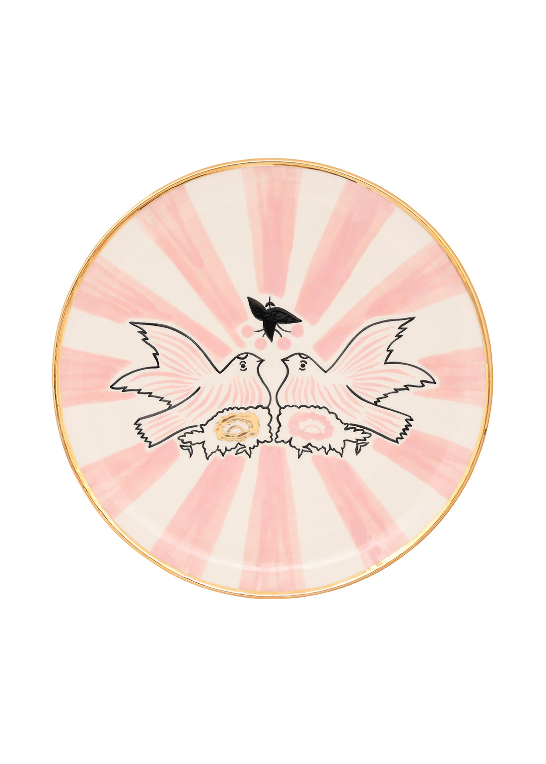 Birdsong round plate