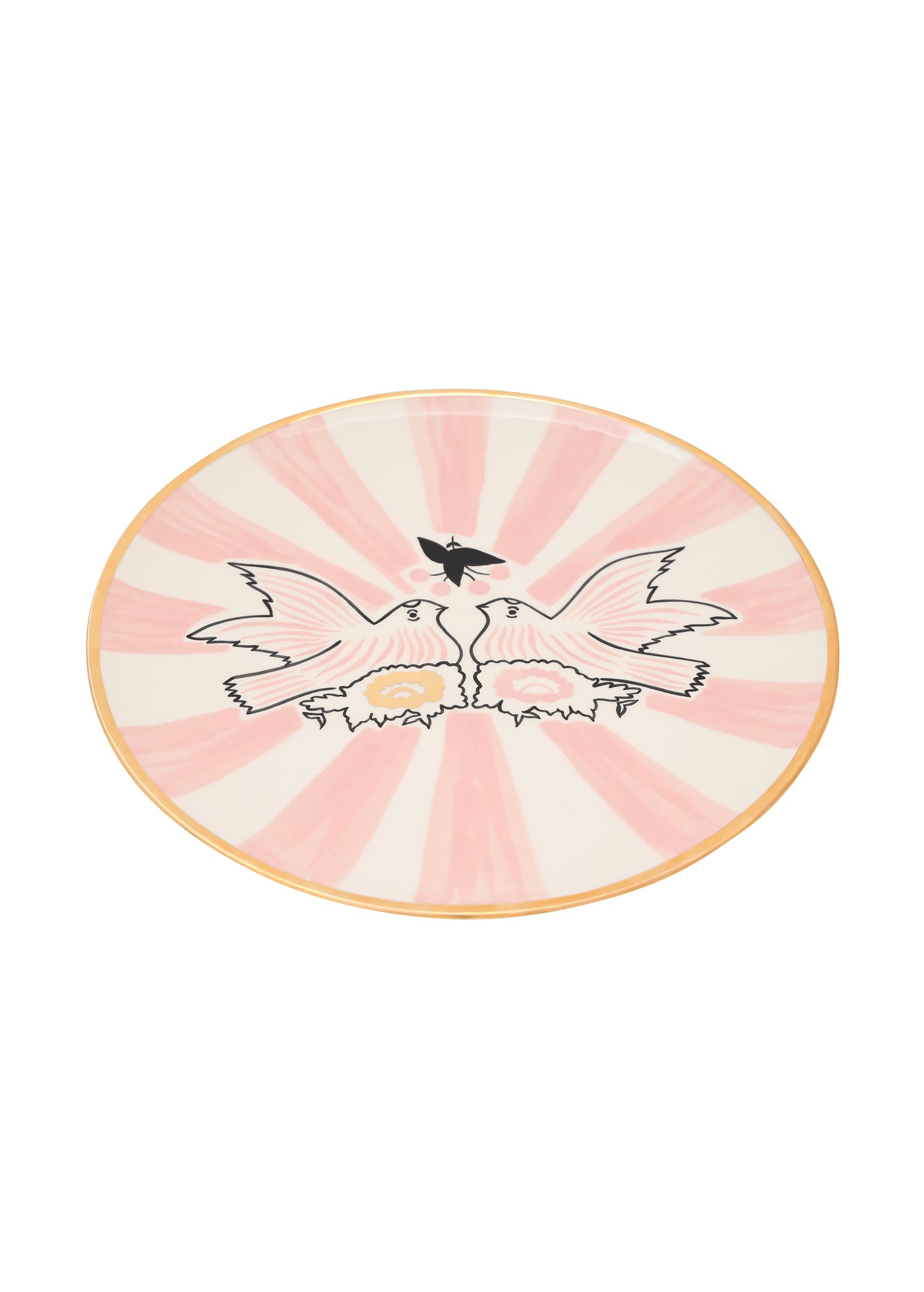 Birdsong round plate