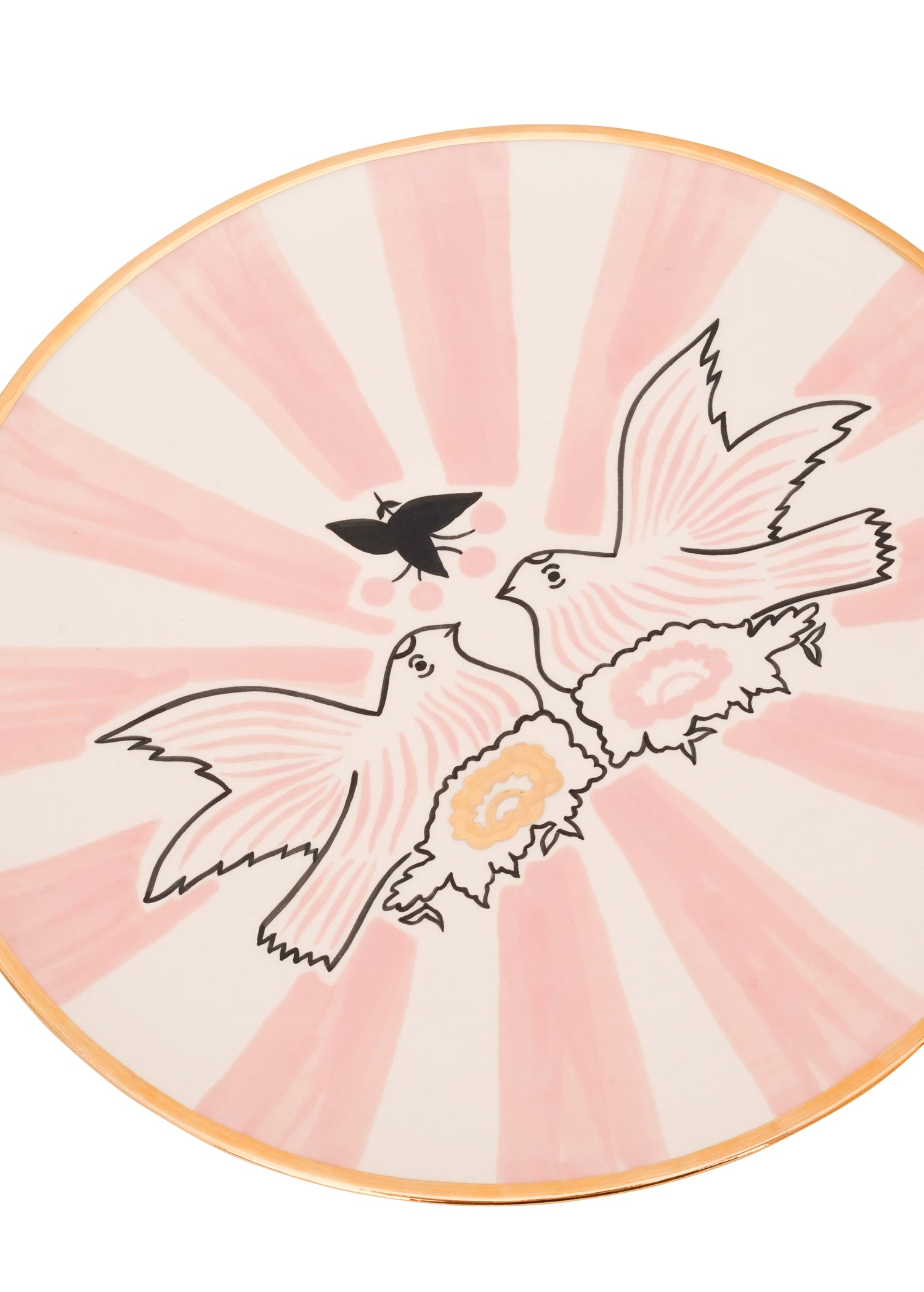 Birdsong round plate