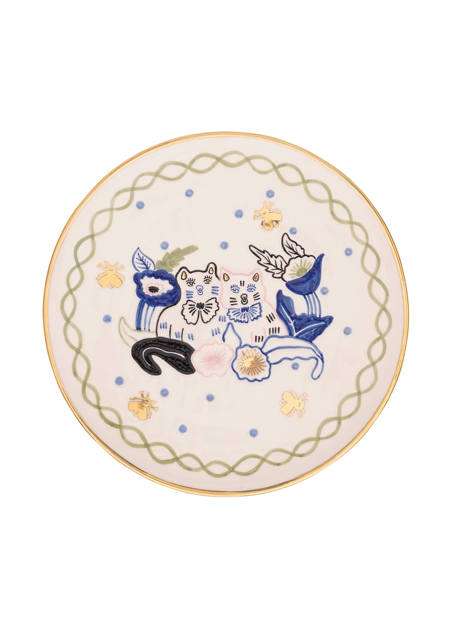 Kitties round plate
