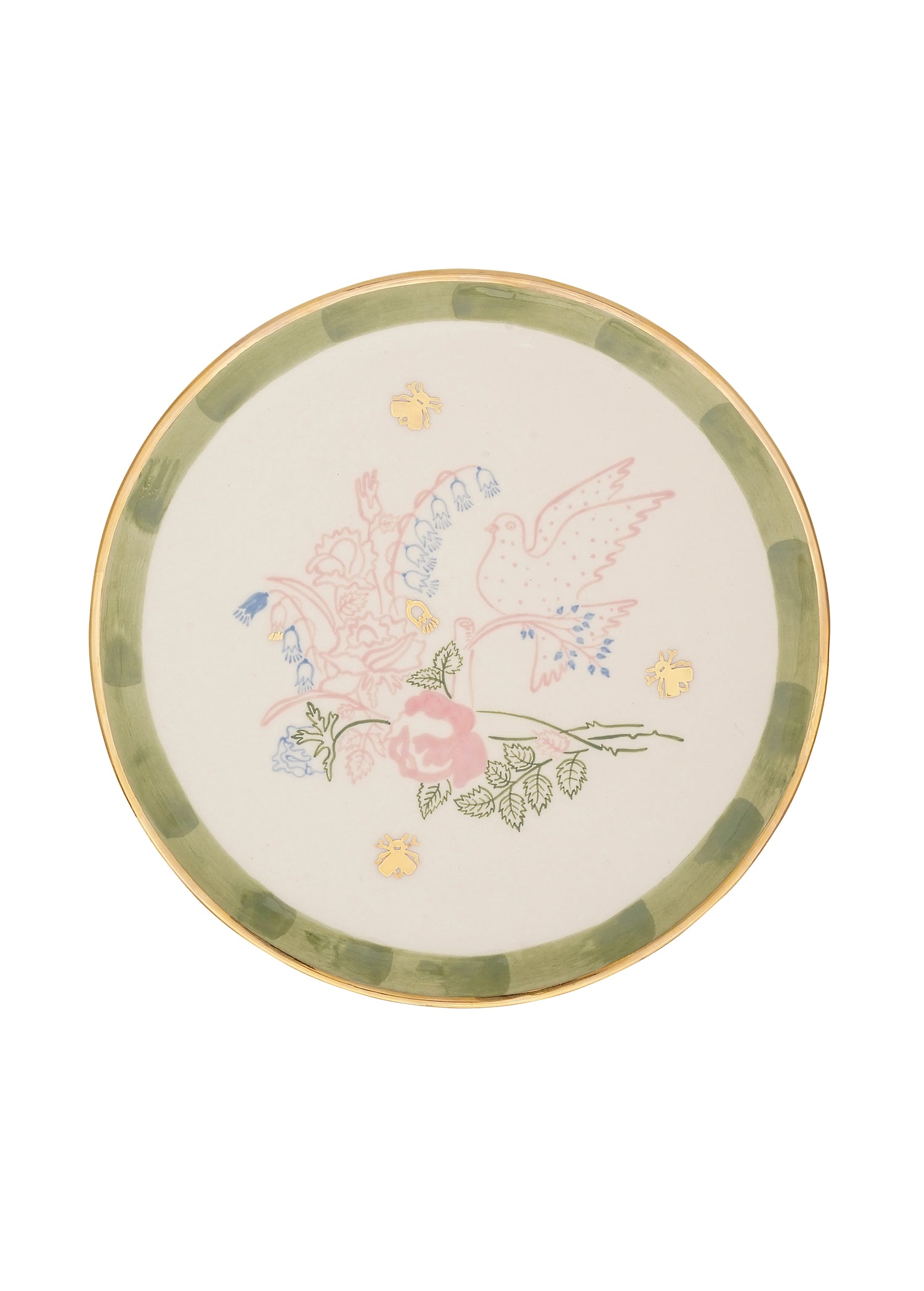 Dove round plate