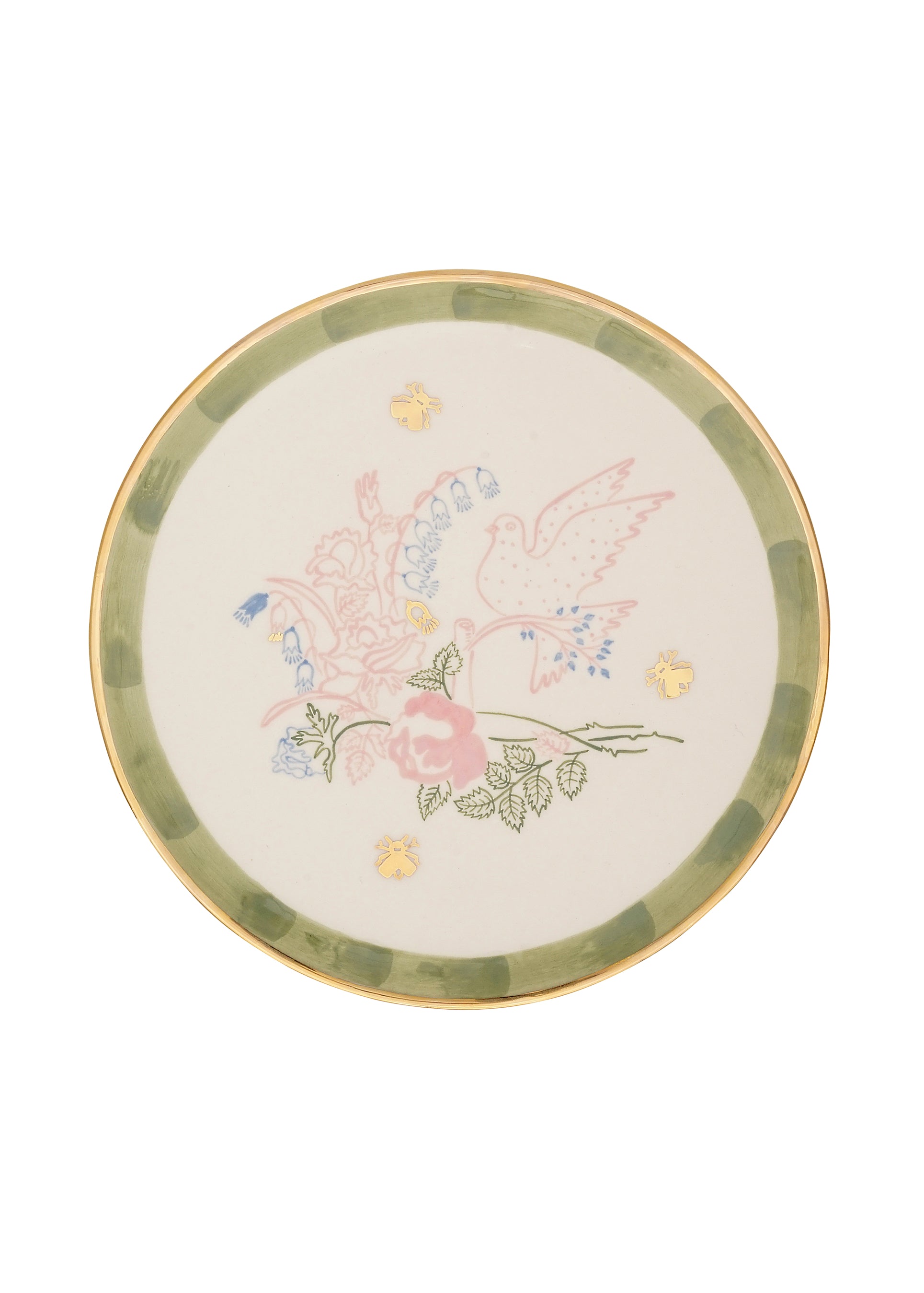 Dove round plate