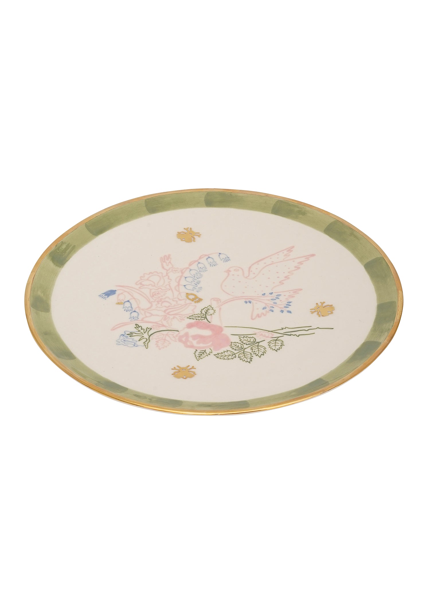 Dove round plate