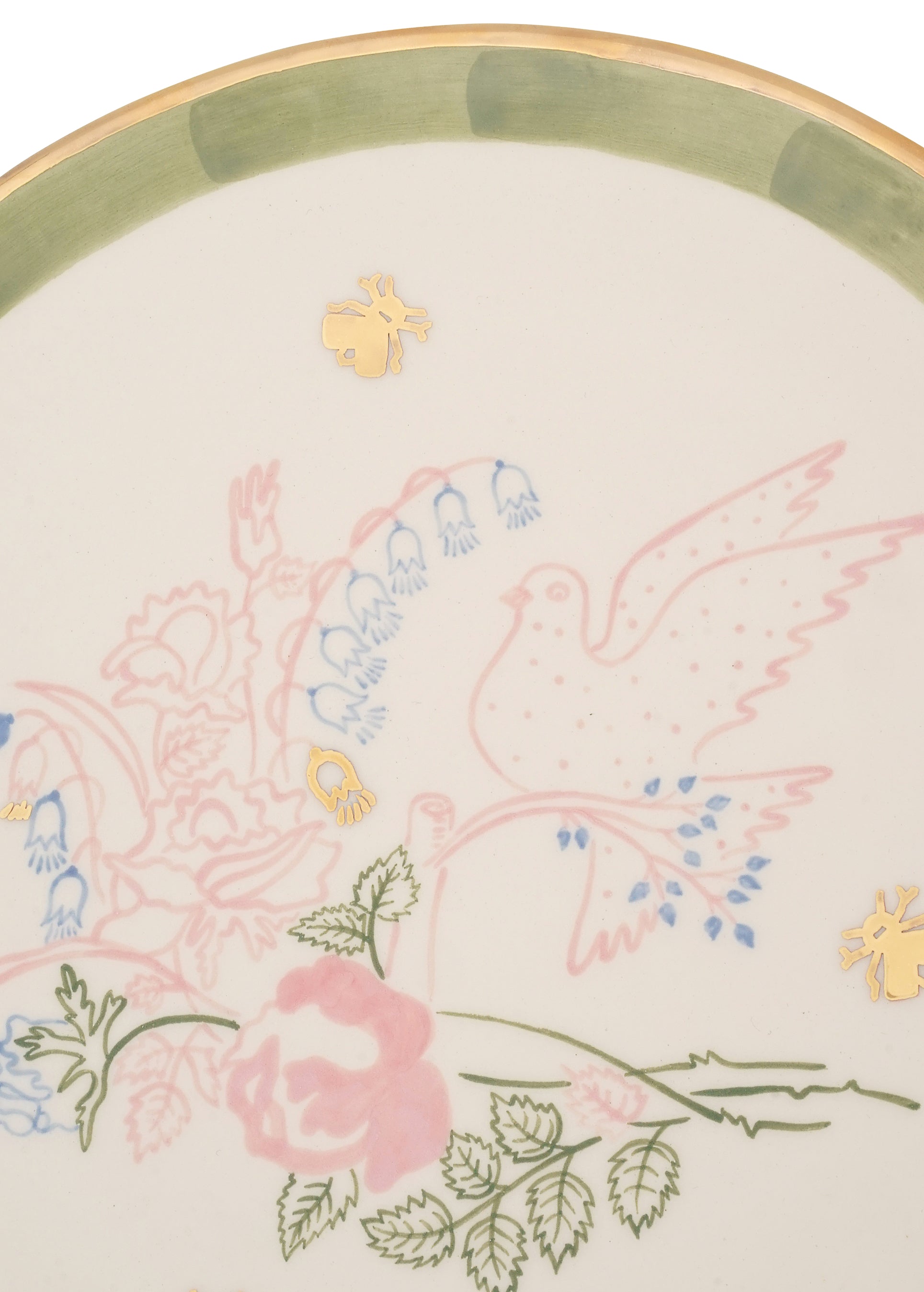 Dove round plate