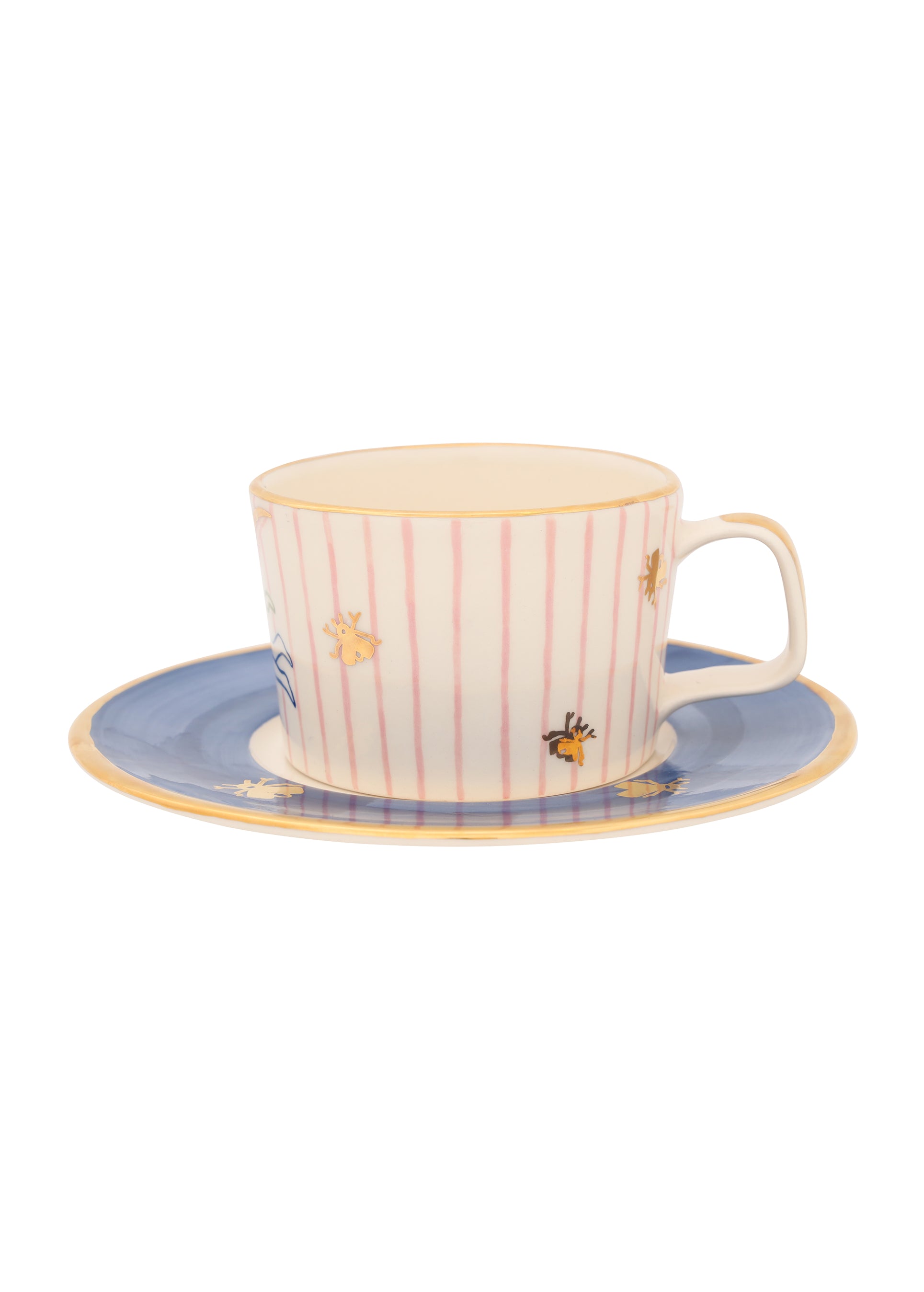 Spring angel cup with saucer set