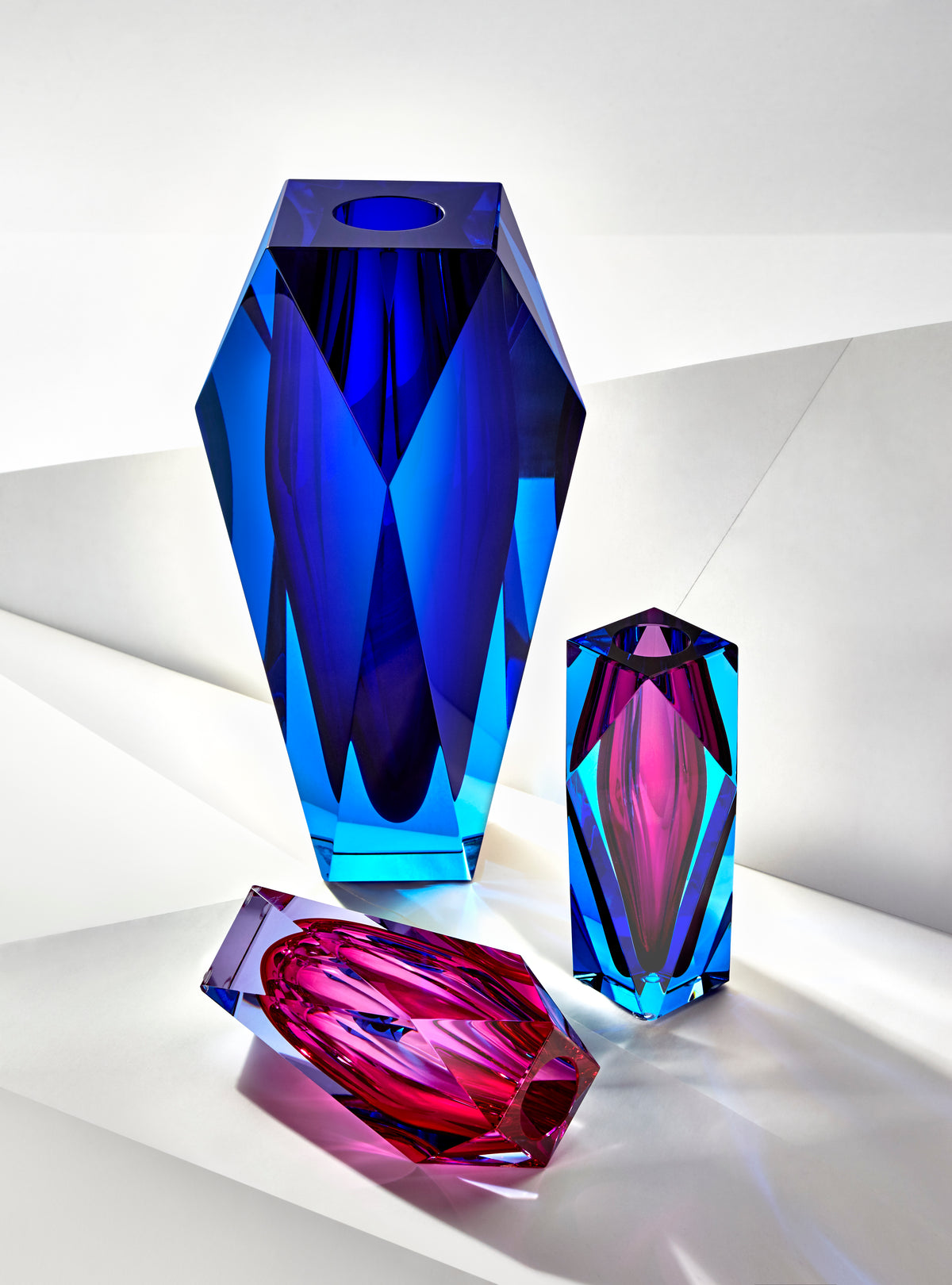Gema vase - Aquamarine rose