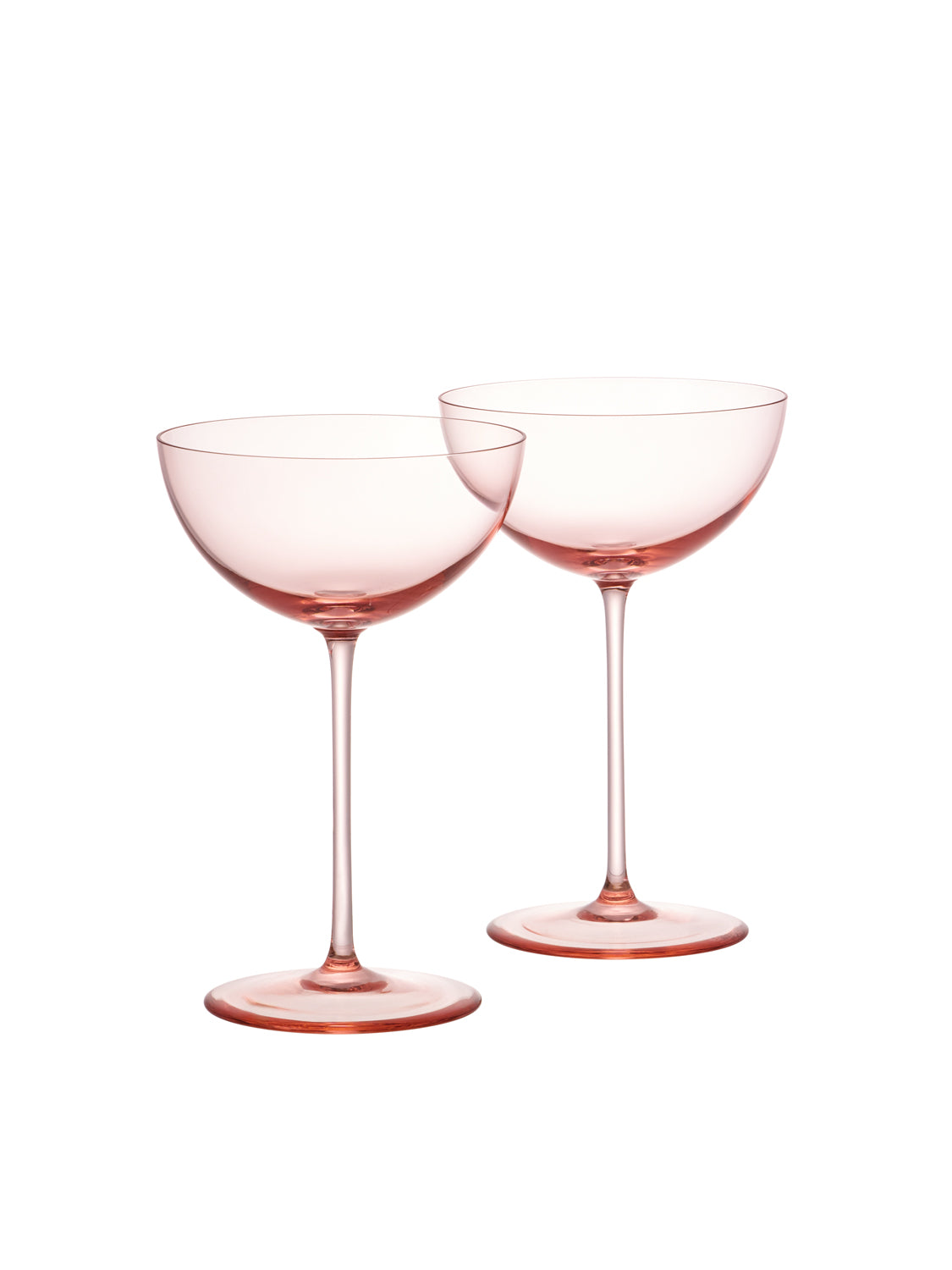 Bubbles champagne coupe glasses (set of 2)