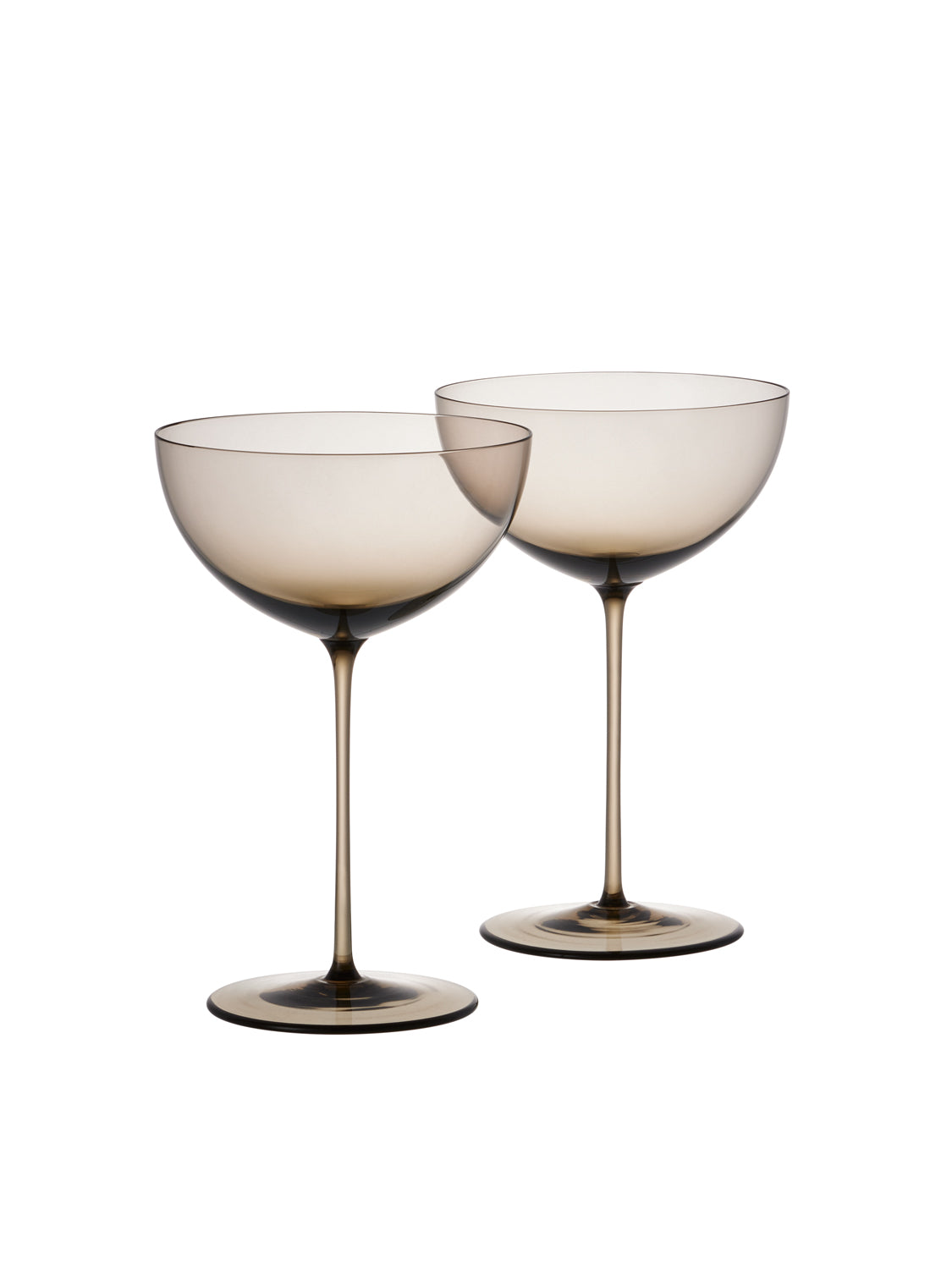 Bubbles champagne coupe glasses (set of 2)