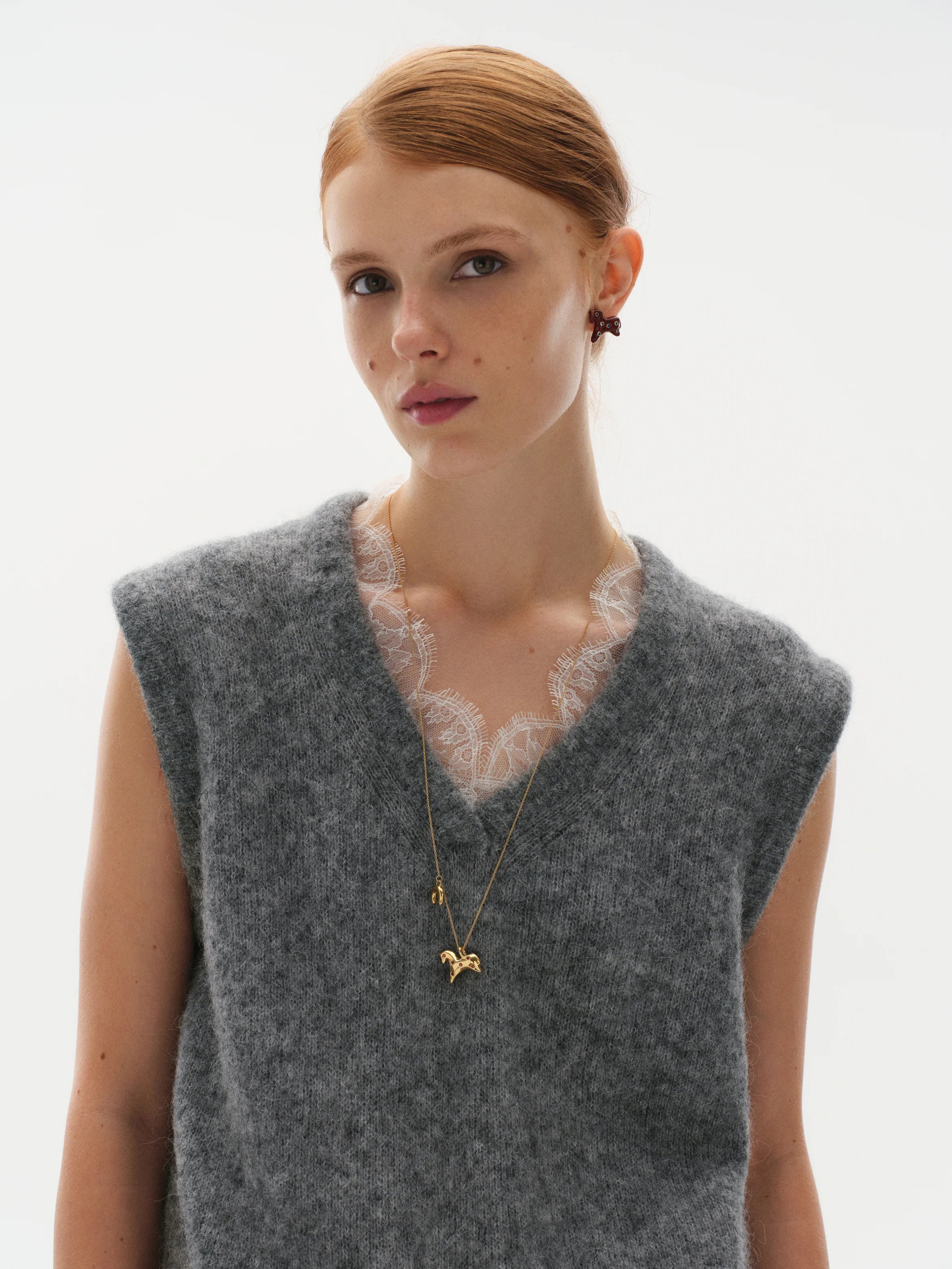 Lucky Pendant - Gold-plated and Enamel