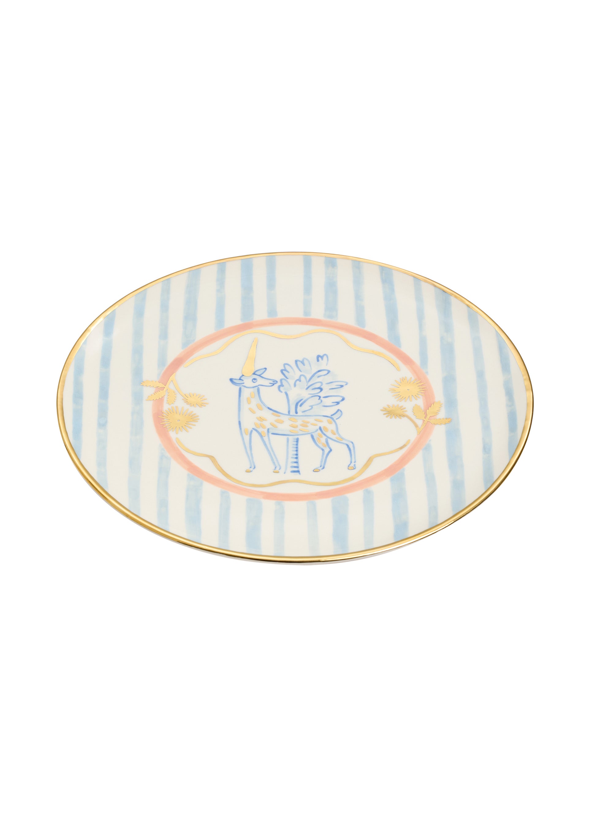 Unicorn Plate - Blue