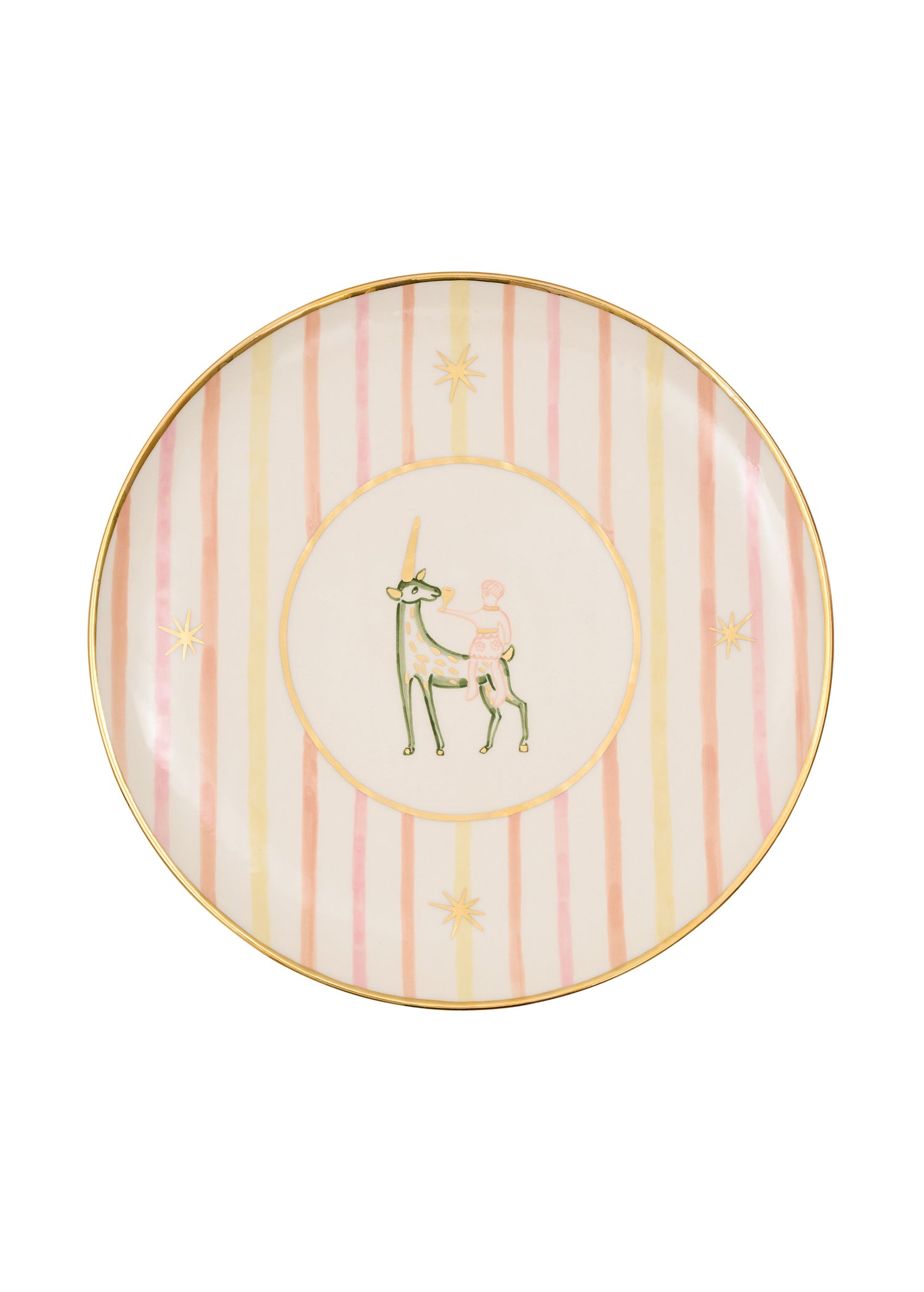 Unicorn talíř - Růžový